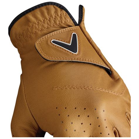 Brown Leather Golf Glove